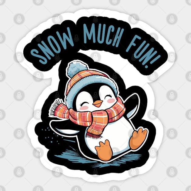 Snow Much Fun! Sticker by TurnEffect